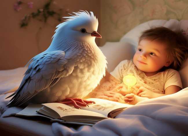 儿童睡前故事鸽子，鸽子的睡前故事