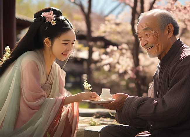 《老人的故事》（戏彩娱亲讲的是谁孝敬老人的故事）