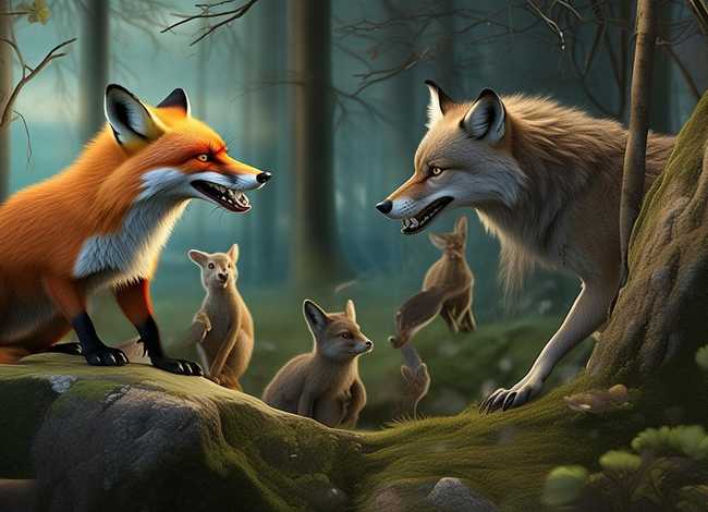 儿童故事狼和狐狸的故事 狼和狐狸的故事内容