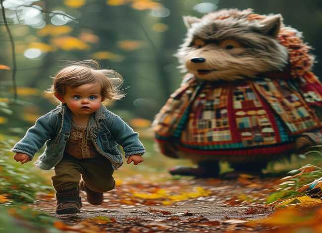 狼外婆的故事绘本（狼外婆的故事绘本我看到外婆后马上走了）