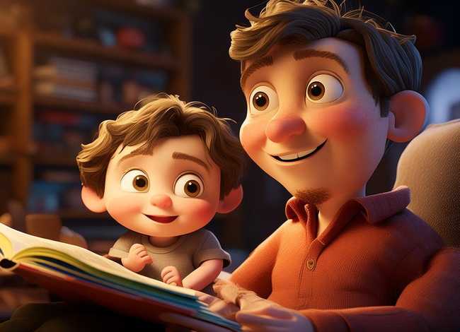 我爸爸绘本故事图片，我爸爸绘本故事图片简笔画