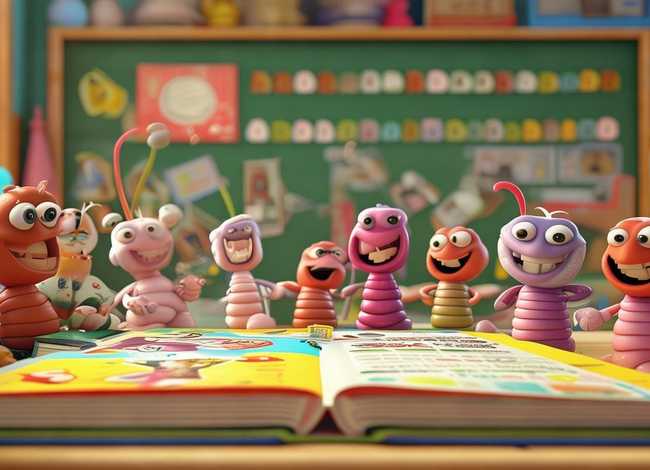 蚯蚓上小学绘本故事（绘本 蚯蚓上小学）