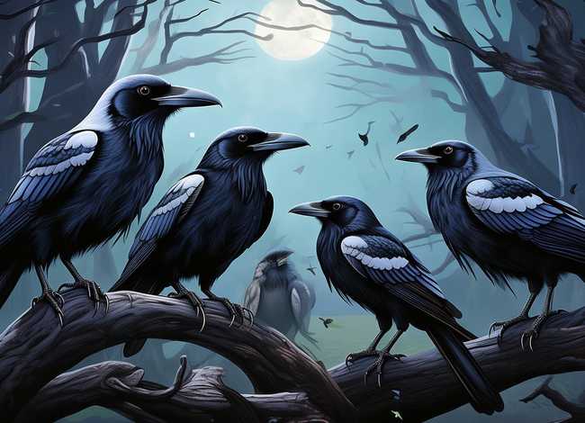 七只乌鸦的儿童故事 - 七只乌鸦的故事完整版