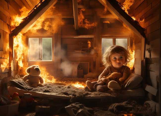 着火了的儿童故事、火灾的故事幼儿