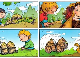 简单四格漫画小故事儿童 简单四格漫画小故事有教育意义