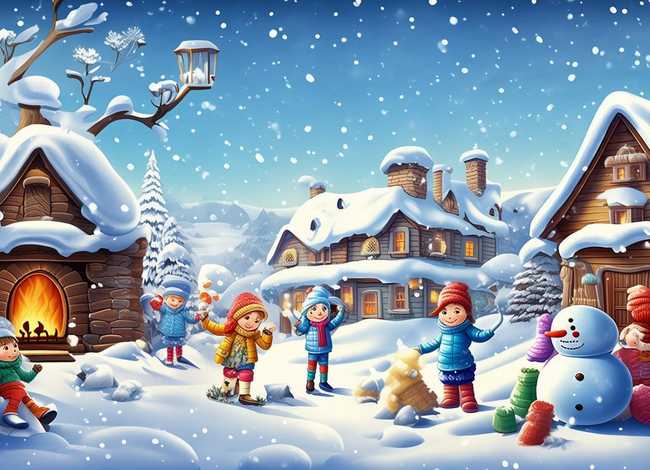 儿童绘本冬天来了；幼儿绘本冬天来了