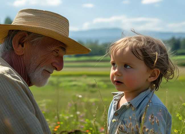 农村老人与儿童故事、农村老人的真实故事