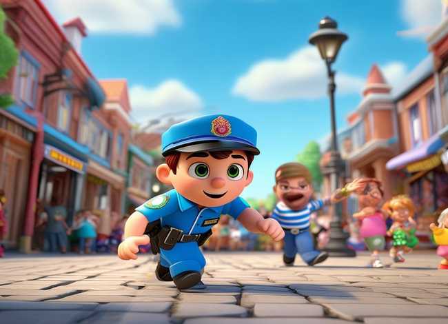 警察抓小偷的儿童故事，警察抓小偷的幼儿故事