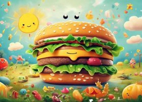 汉堡儿童绘本故事；汉堡的绘本故事