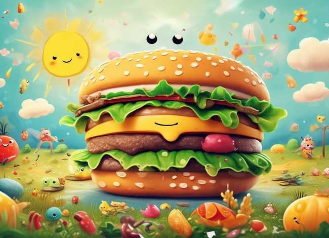 汉堡儿童绘本故事；汉堡的绘本故事