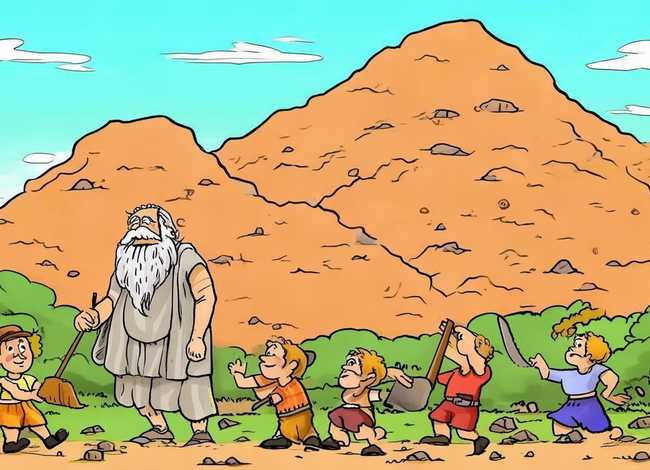 儿童故事愚公移山ppt - 愚公移山儿童绘本ppt