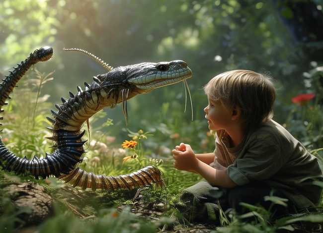 蜈蚣和蛇的儿童故事 蜈蚣和蛇的故事神话