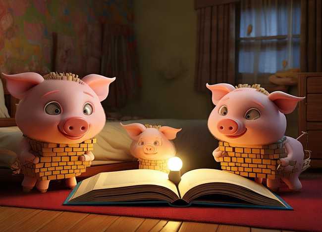儿童睡前故事三只小猪完整版、幼儿睡前故事三只小猪在线试听