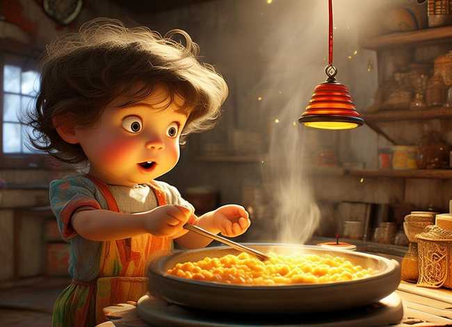 南瓜粥儿童故事 - 南瓜粥的故事