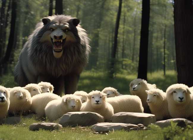 小羊和大灰狼故事在线；小羊和大灰狼故事在线听