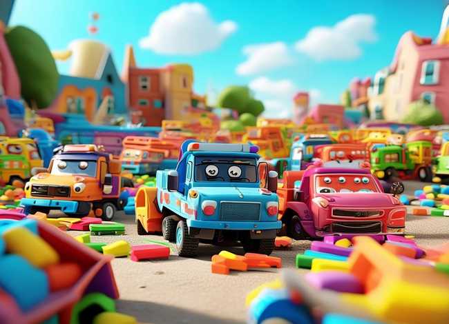 翻斗车儿童动画视频大全集 翻斗车动画片视频大全集