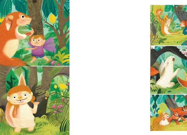 儿童故事插图创编连环画4幅 - 幼儿故事连环画图片4张