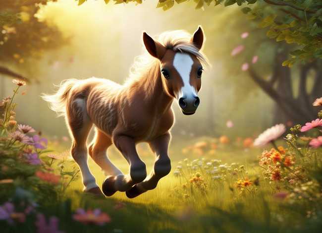 儿童故事小马的故事，小马的幼儿故事