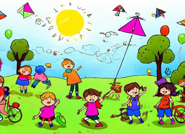 六一儿童节简笔图画、六一儿童节简笔画图片大全简单彩色