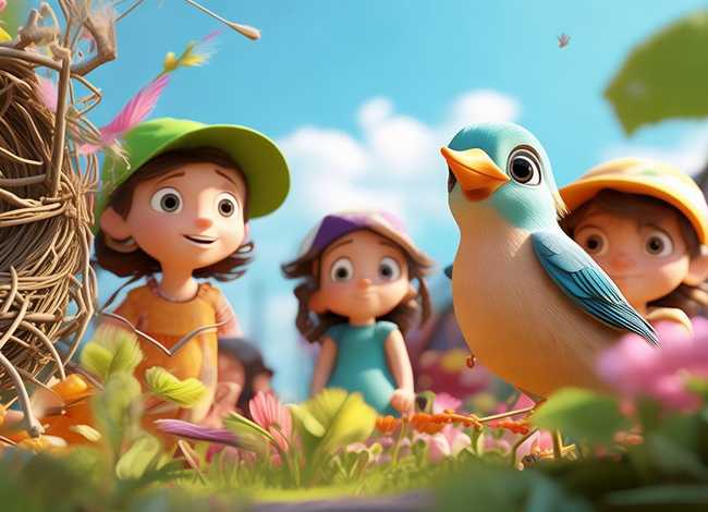 儿童故事麻雀做窝、幼儿故事小麻雀做窝教案