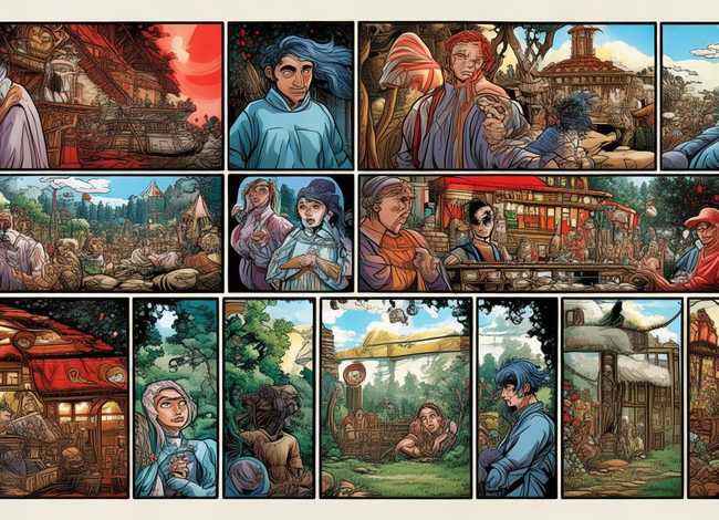 8幅连环画故事绘本（8幅连环画故事绘本内容）