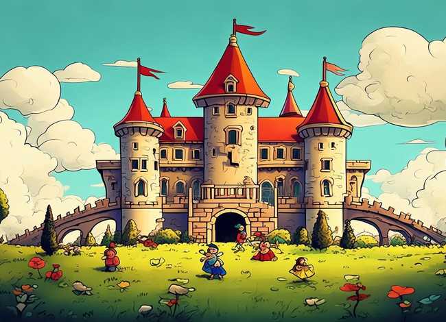 城堡故事绘本 - 城堡故事绘本图片