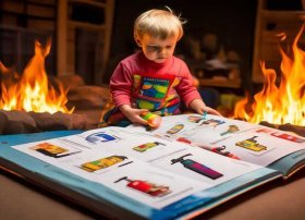 灭火绘本、灭火器绘本