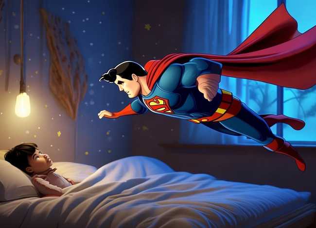 超人故事儿童睡前 - 关于超人的睡前故事