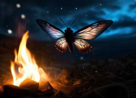 飞蛾扑火简短小故事 飞蛾扑火简短小故事50字