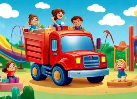 翻斗车儿童故事文字版；翻斗车的故事文字版