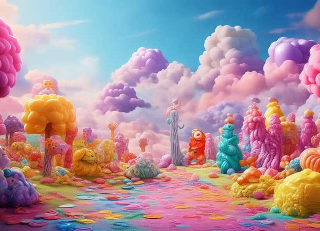 儿童色彩童话故事 - 儿童色彩图画