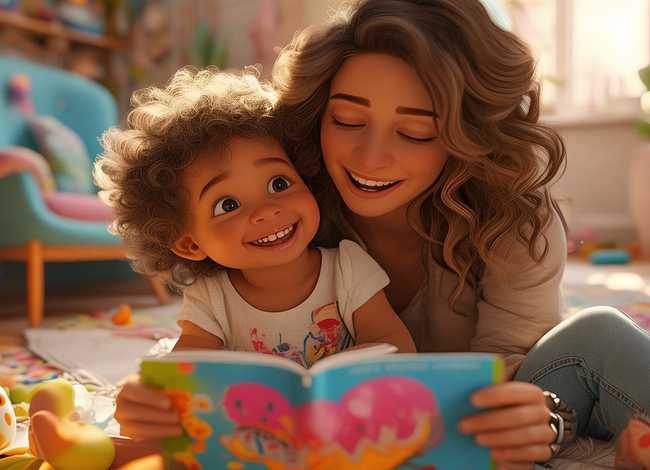 儿童绘本故事我爱妈妈 - 幼儿绘本故事 我爱妈妈