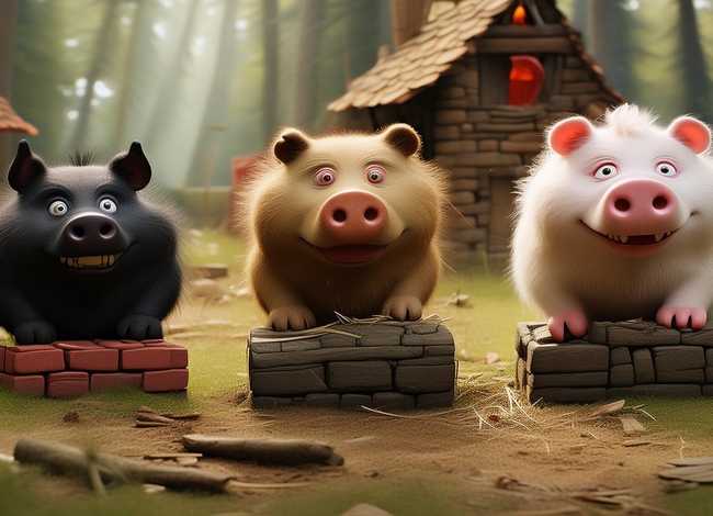 我想听三只小猪的故事，我想听三只小猪的故事 三 三只恶猪的故事