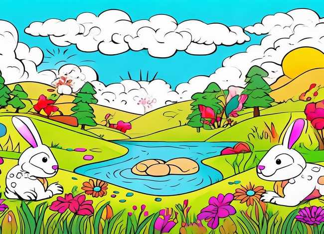 儿童填色书（儿童填色模板）