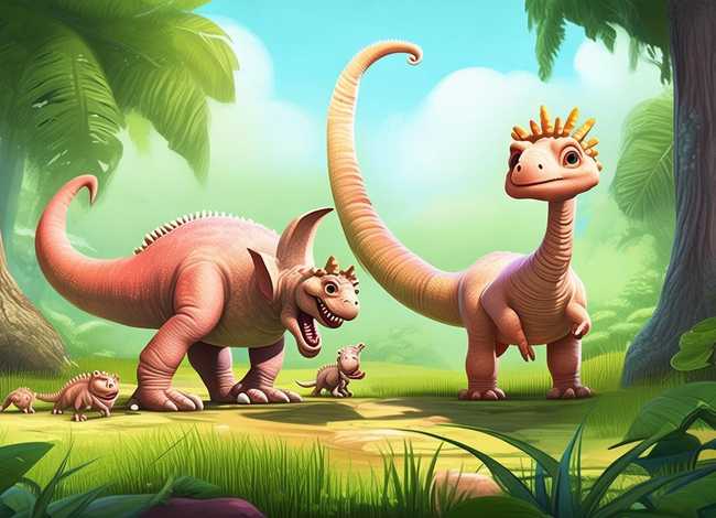 儿童故事3-6岁恐龙；3至6岁简短小故事恐龙