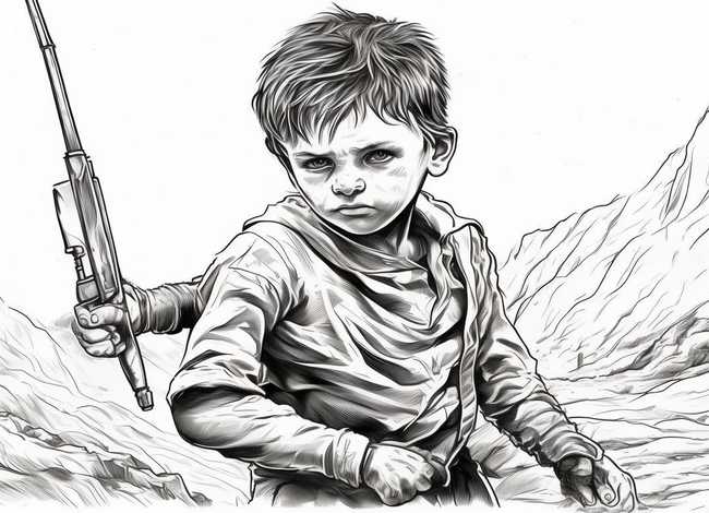 儿童抗战英雄人物 - 儿童抗战英雄人物简笔画 儿童抗战英雄人物 - 儿童抗战英雄人物简笔画