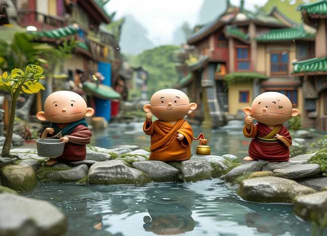 儿童故事三个和尚完整版；幼儿故事三个和尚
