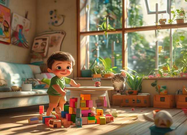 家中儿童生活故事、幼儿家中生活小故事