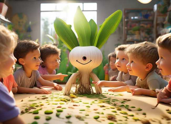 大蒜的故事儿童 幼儿园大蒜的故事