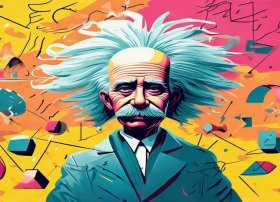 爱因斯坦创意画图片大全，爱因斯坦创意画图片大全简单