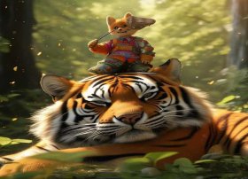 狐假虎威儿童故事讲述与表演，狐假虎威故事表演视频