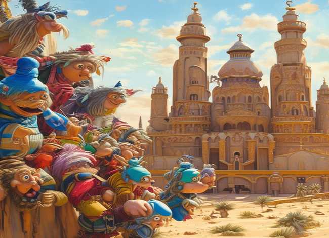 巴巴和四十大盗故事、巴巴和四十大盗的故事