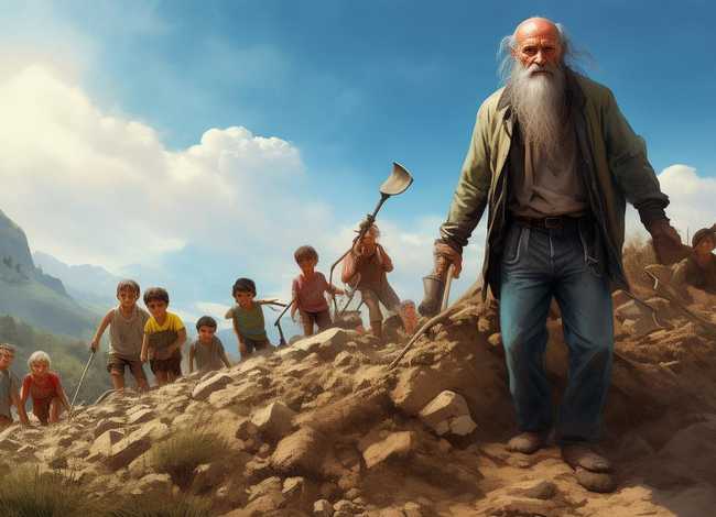 愚公移山少儿故事，愚公移山的故事少儿