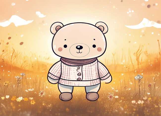波比熊简笔画 浪漫波比熊简笔画