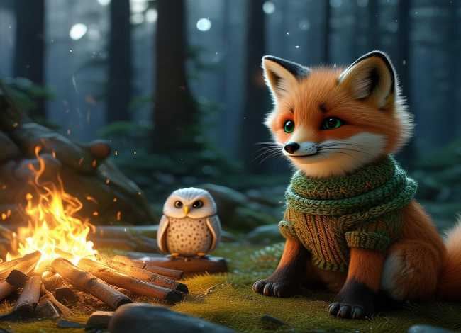 小狐狸儿童睡前故事简短（小故事睡前狐狸故事文字版）