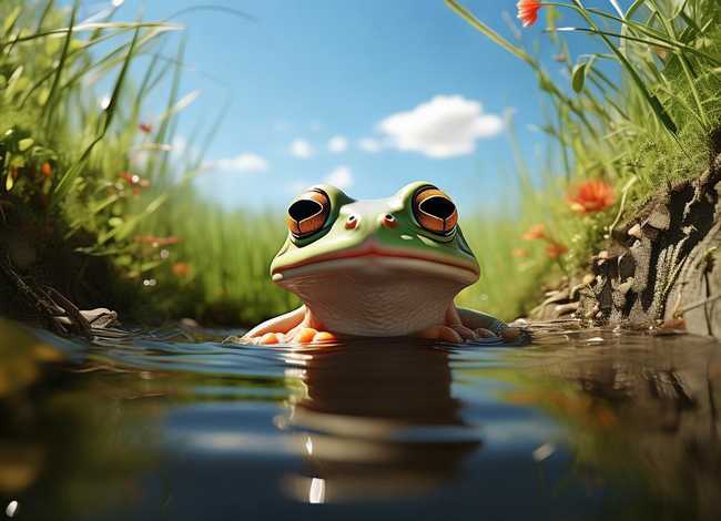 坐井观天的故事文字（坐井观天的故事文字内容）