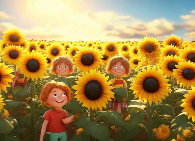 向日葵的故事儿童版 - 向日葵的幼儿故事 向日葵的故事儿童版 - 向日葵的幼儿故事