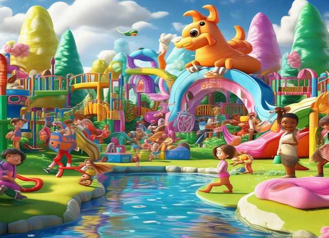 儿童乐园的儿童故事，关于儿童乐园的绘本
