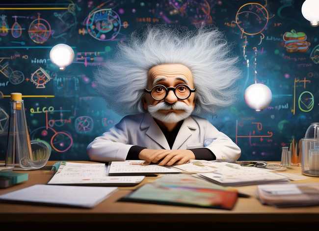 爱因斯坦图画；爱因斯坦图画怎么画