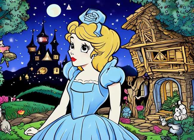 灰姑娘的童话故事漫画 灰姑娘的故事漫画版